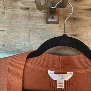 Rust Orange Cardigan